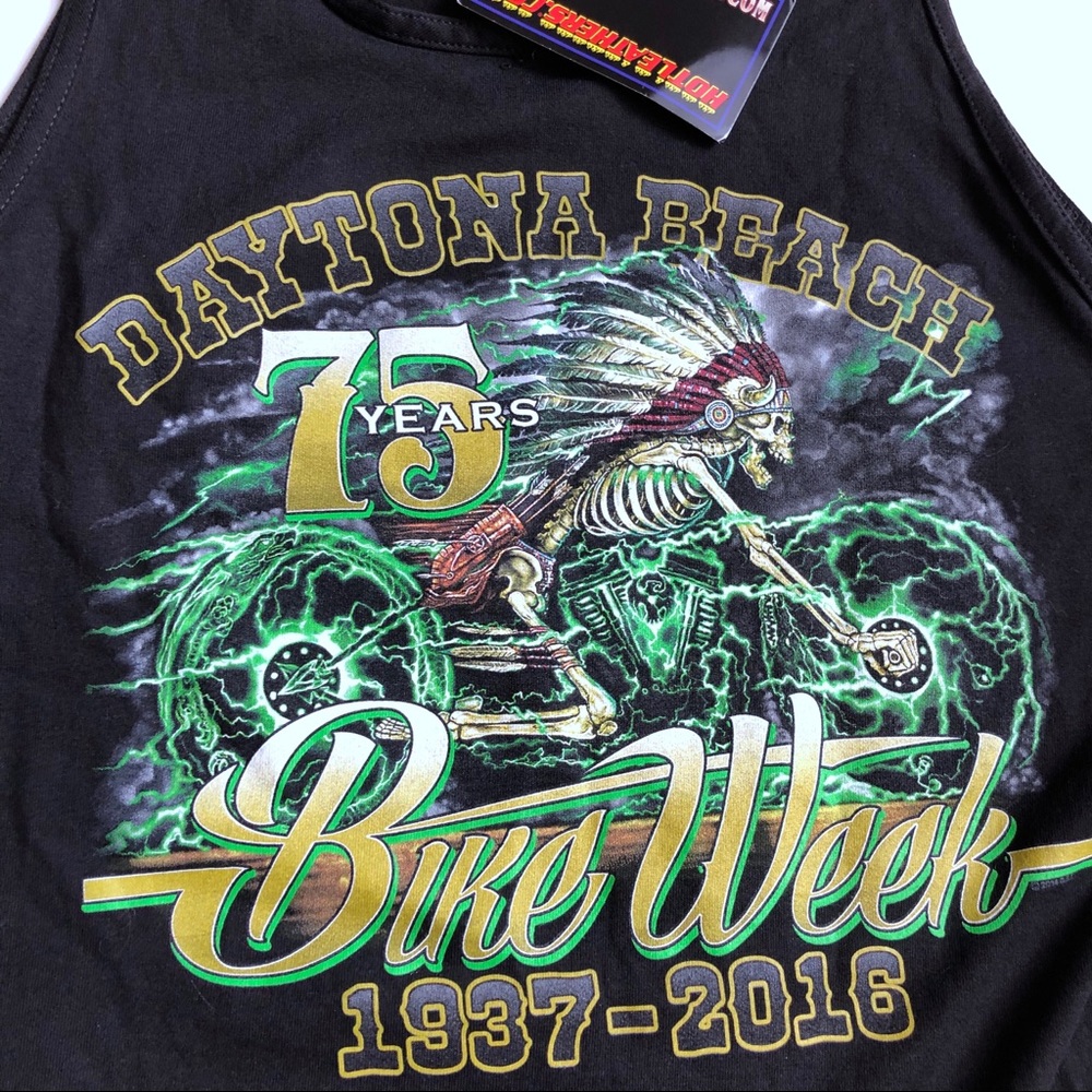NWT Daytona Bike Week 2016 Tank Top Size Large T88 - Picture 3 of 8